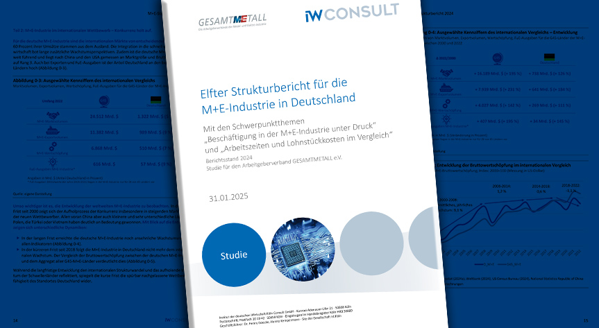 Neunter Strukturbericht der M+E-Industrie in Deutschland