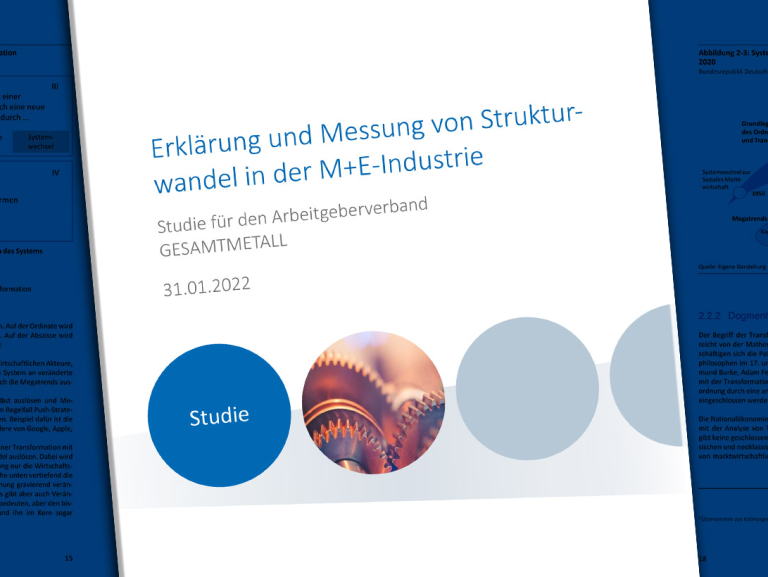 Erklärung der Messung von Strukturwandel in der M+E-Industrie