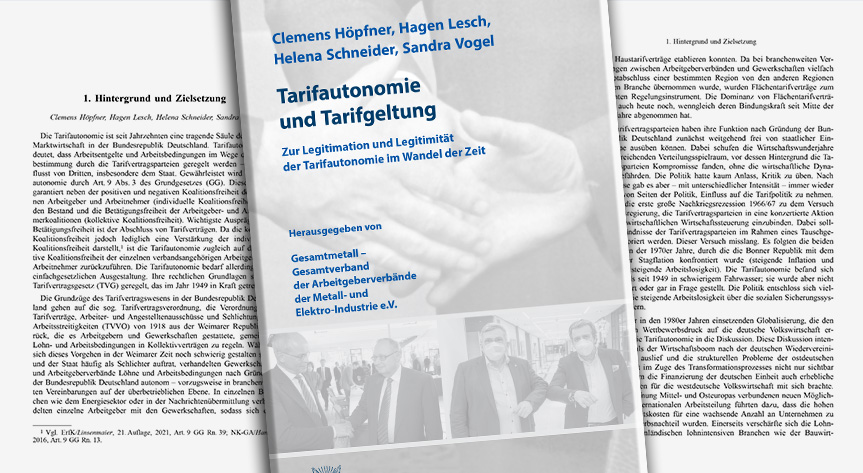 Buch 'Tarifautonomie und Tarifgeltung: Zur Legitimation und Legitimität der Tarifautonomie im Wandel der Zeit'