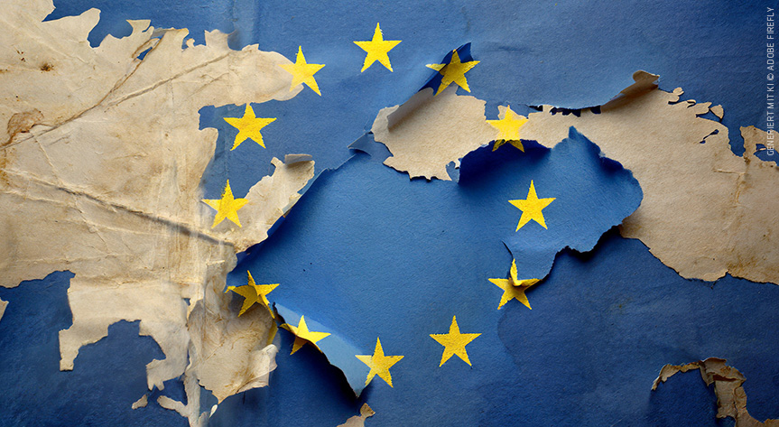 Bürokratie-Schizophrenie der EU-Politik / Foto © generative KI by AdobeFirefly