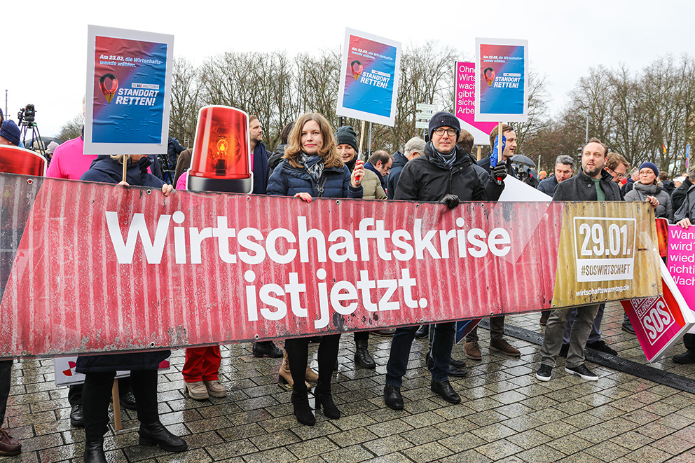Wirtschaftswarntag 2025 © Gesamtmetall / Dana Barthel