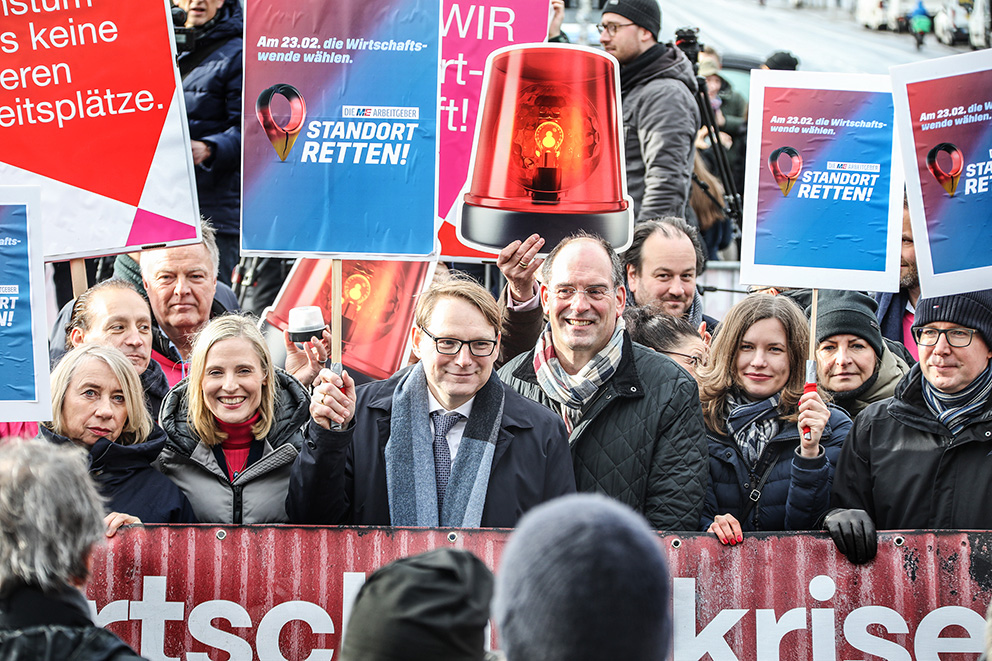 Wirtschaftswarntag 2025 © Gesamtmetall / Dana Barthel
