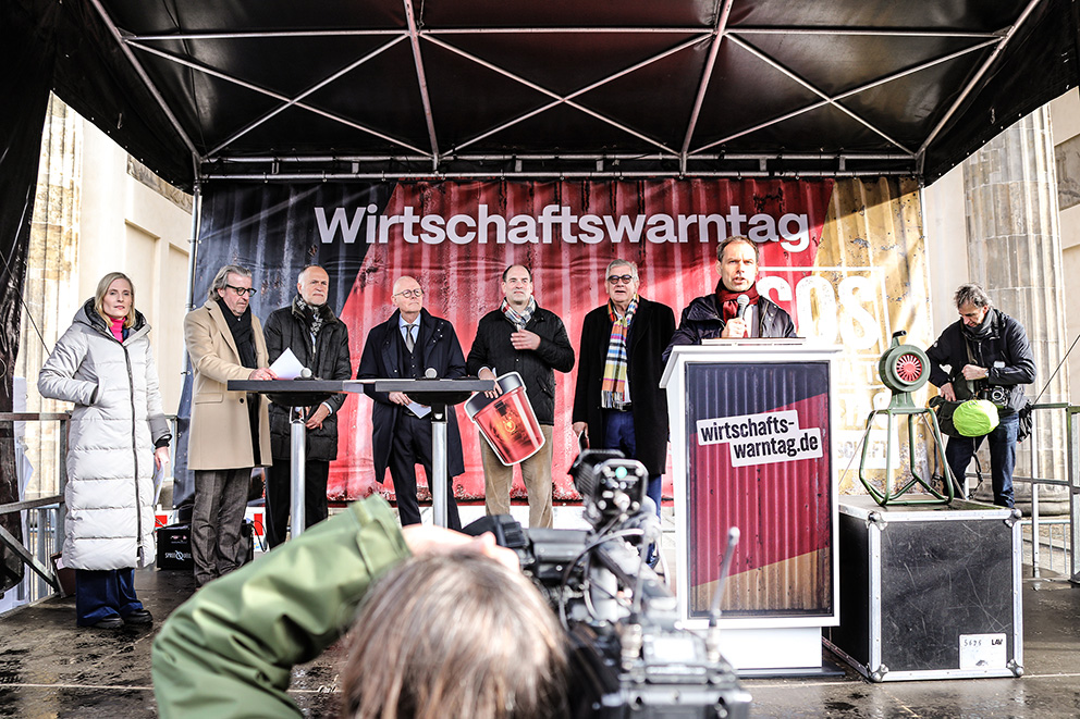 Wirtschaftswarntag 2025 © Gesamtmetall / Dana Barthel