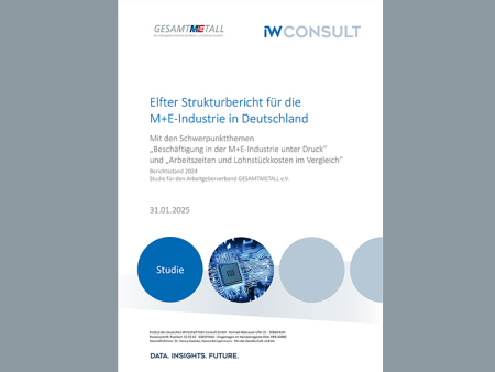 Elfter Strukturbericht für die M+E-Industrie in Deutschland