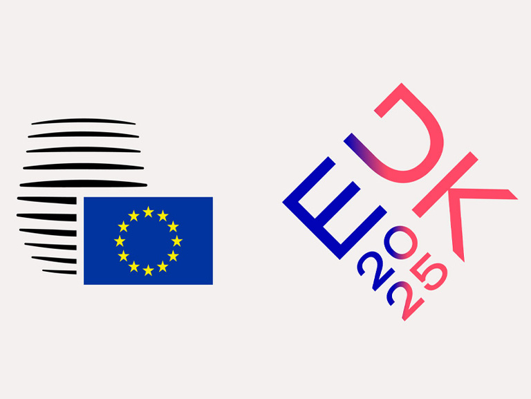 Logo der EU-Ratspräsidentschaft von Dänemark