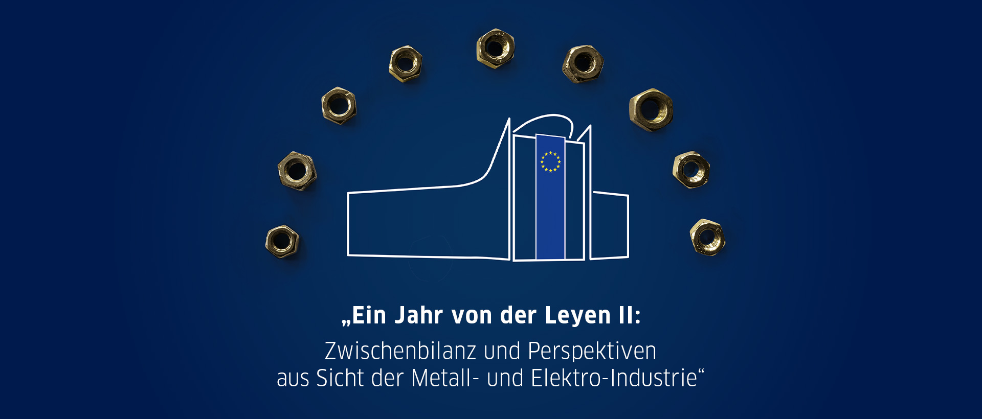 Flyer zum Parlamentarischer Abend von Gesamtmetall in Brüssel