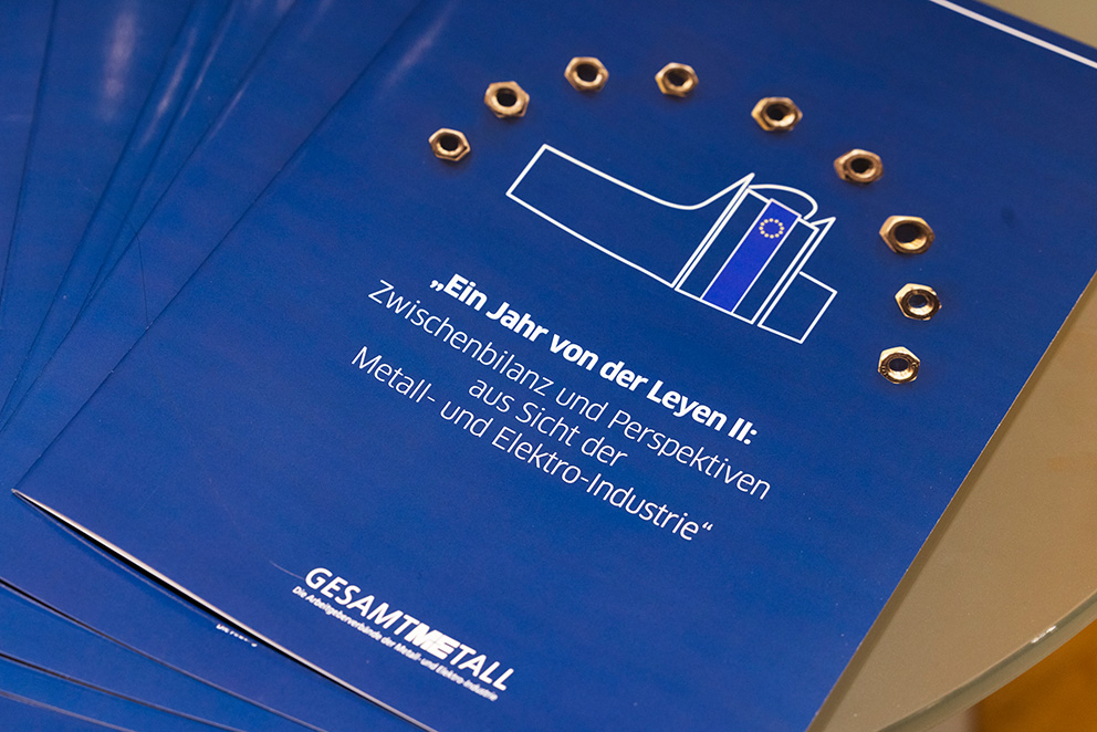 Parlamentarischer Abend von Gesamtmetall in Brüssel © Diego Ravier/ BR&U