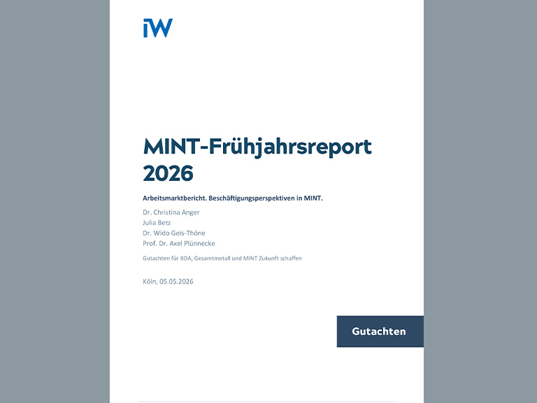 MINT-Frühjahrsreport 2026