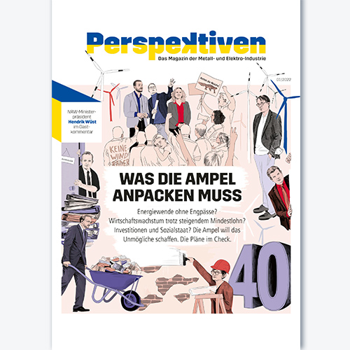 Gesamtmetall-Magazin PERSPEKTIVEN, Ausgabe 1/2022