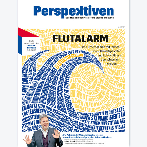 Gesamtmetall-Magazin PERSPEKTIVEN, Ausgabe 1/2023