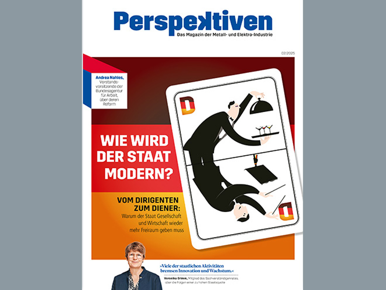 Gesamtmetall-Magazin PERSPEKTIVEN, Ausgabe 2/2025