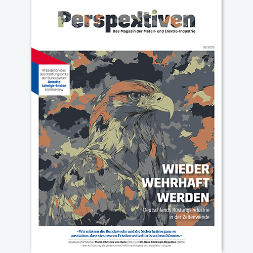 Gesamtmetall-Magazin PERSPEKTIVEN, Ausgabe 3/2025