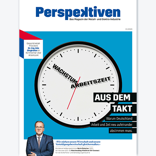 Gesamtmetall-Magazin PERSPEKTIVEN, Ausgabe 1/2026