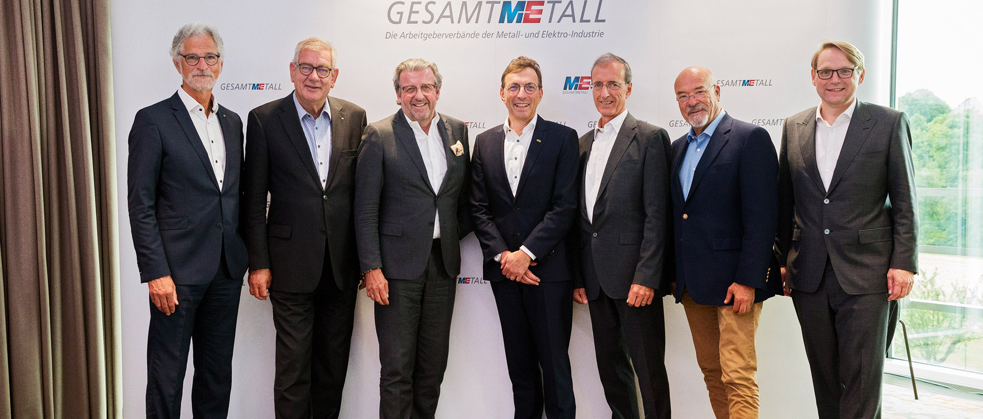 Gesamtmetall Präsidium 2021/22 / Foto © Robert Recker