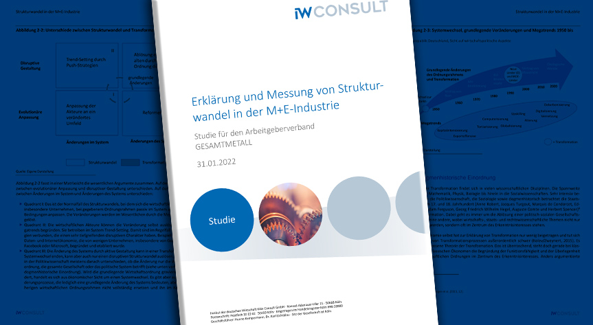Gesamtmetall-Studie: Erklärung und Messung von Strukturwandel in der M+E-Industrie, Teaser Gesamtmetall-Studie: Erklärung und Messung von Strukturwandel in der M+E-Industrie, Teaser