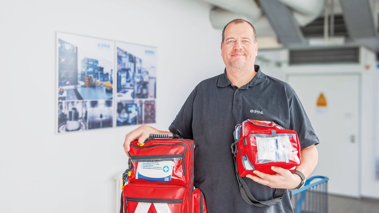 Dieser Mitarbeiter vom Schutzschalter-Hersteller E-T-A ist Lebensretter