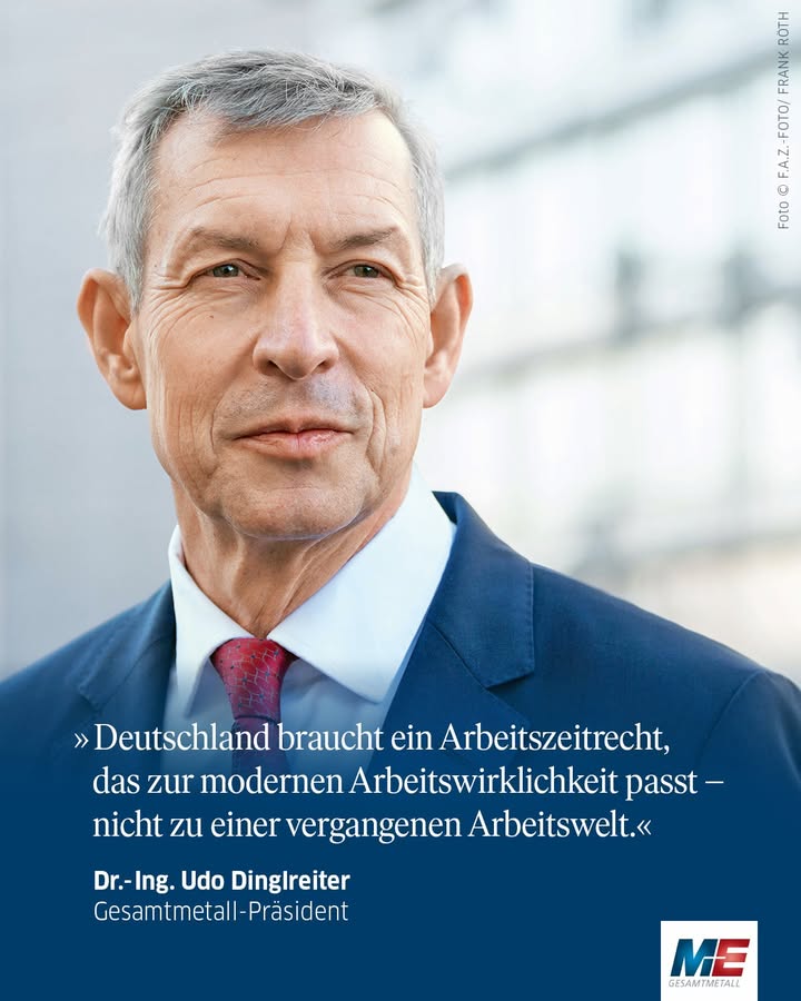 Facebook post by Arbeitgeberverband Gesamtmetall