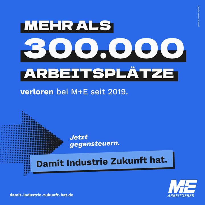 Facebook post by Arbeitgeberverband Gesamtmetall
