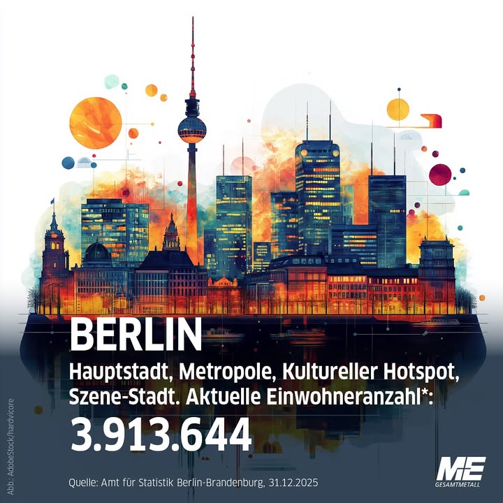 Facebook post by Arbeitgeberverband Gesamtmetall