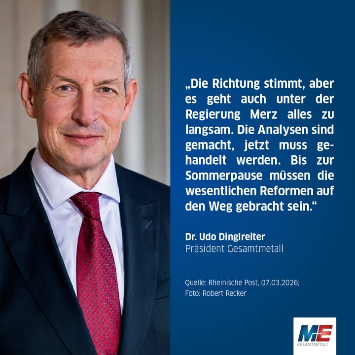 Facebook post by Arbeitgeberverband Gesamtmetall