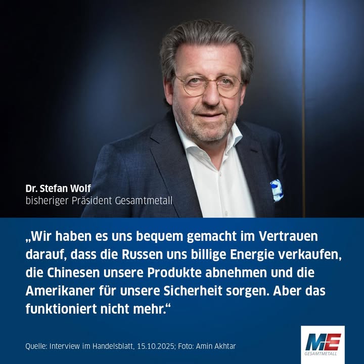 Facebook post by Arbeitgeberverband Gesamtmetall