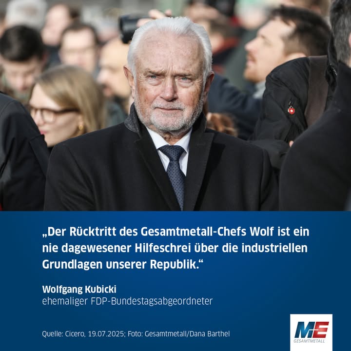 Facebook post by Arbeitgeberverband Gesamtmetall