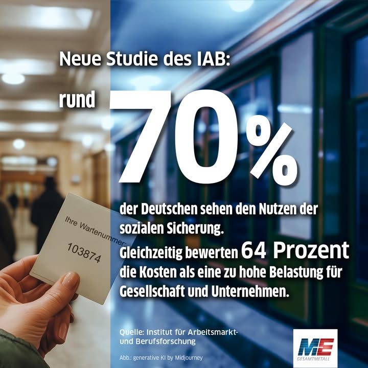 Facebook post by Arbeitgeberverband Gesamtmetall