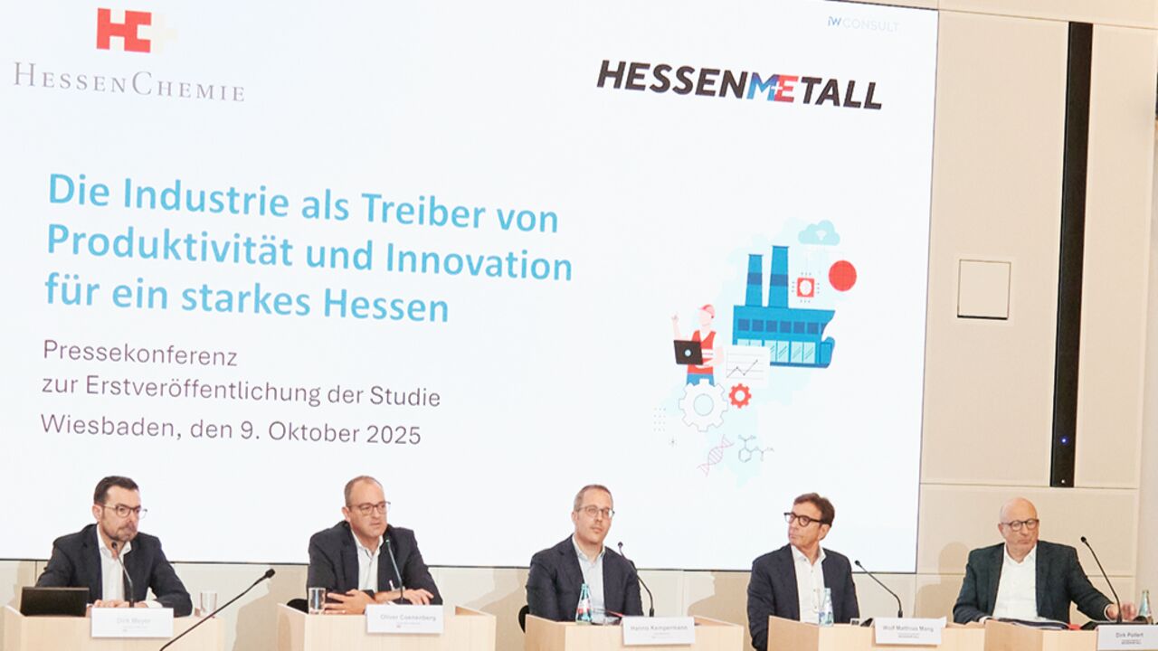 Aktuelle Studie: So kommt Hessens Industrie nach vorn