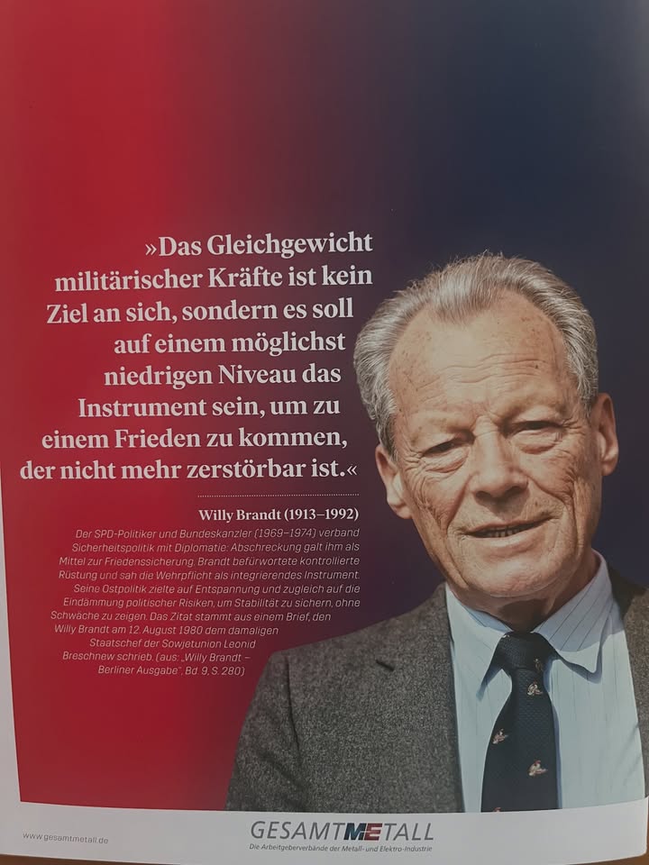 Facebook post by Arbeitgeberverband Gesamtmetall