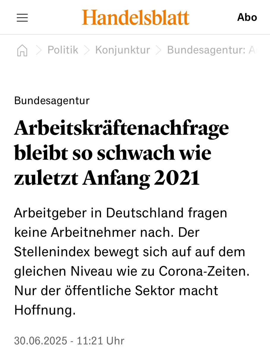 Tweet by @MEArbeitgeber
