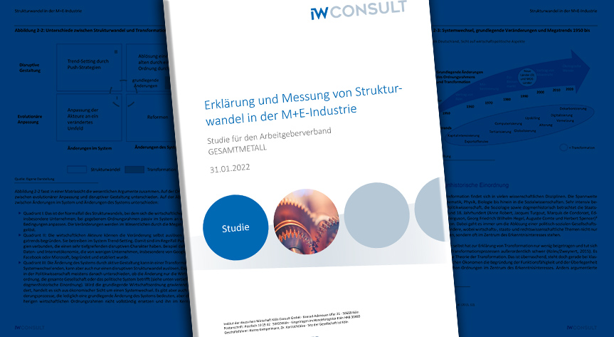 Erklärung und Messung von Strukturwandel in der M+E-Industrie Erklärung und Messung von Strukturwandel in der M+E-Industrie